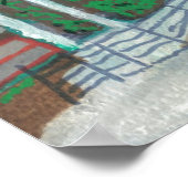 Poster Dessous de verre à rouleaux Zephyr à la plage (Coin)