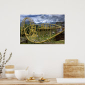 Poster "Dessous de verre de montagne" (Cuisine)