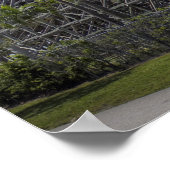 Poster "Dessous de verre en bois tropical" (Coin)