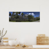 Poster "Dessous de verre en bois tropical" (Cuisine)