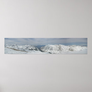 Poster Dessus de montagne de Baldy, Alta Utah