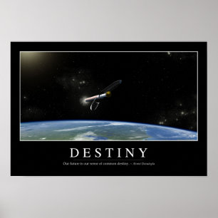 Poster Destin : Citation inspirée 1