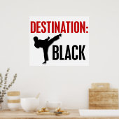 Poster Destination Black 1 (Cuisine)
