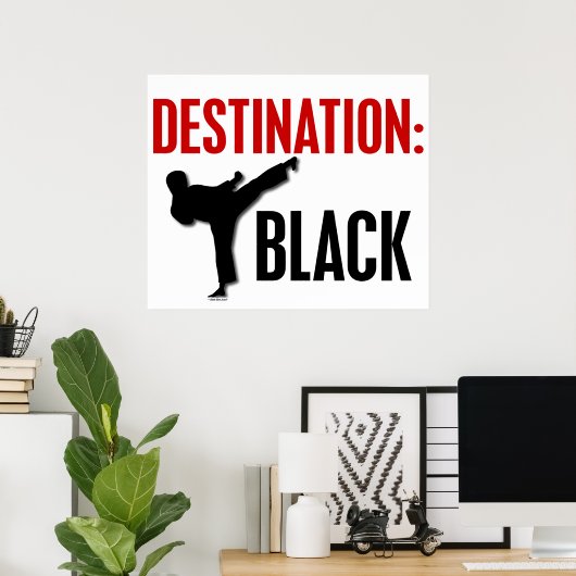 Poster Destination Black 1 (Bureau à domicile)