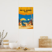 Poster Destination de vacances d'été (Cuisine)