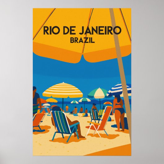 Poster Destination de vacances d'été (Devant)