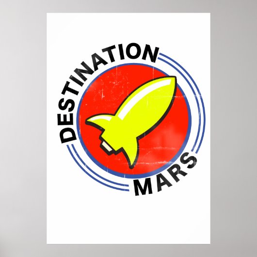 Poster Destination Mars (Devant)