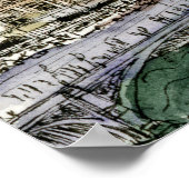 Poster Destinations | Aquarelle Big Ben & London Eye (Coin)