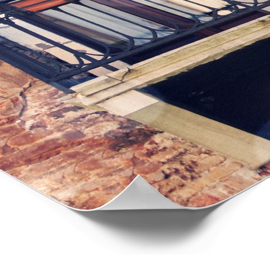 Poster Destinations | Bâtiment rustique de Venise (Coin)