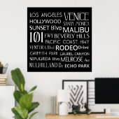 Poster Destinations californiennes (Bureau à domicile)