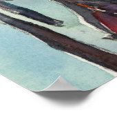 Poster Destinations | Deux gondolas à Venise (Coin)