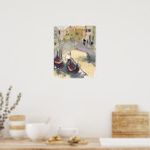 Poster Destinations | Venice Plein Air Gondola Ride (Cuisine)