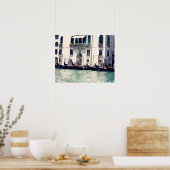 Poster Destinations | Venice Waterfront Photo (Cuisine)