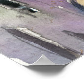 Poster Destinations | Vue sur le pont du canal de Venise (Coin)