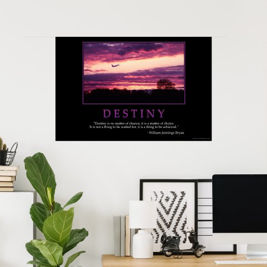 Poster Destinée (Bureau à domicile)