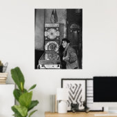 Poster Destinée américaine : années 1940 (Bureau à domicile)