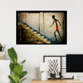 Poster destinée rentre à la maison (Bureau à domicile)