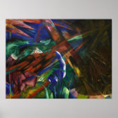 Poster Destinées animales de Franz Marc Expressionnisme A (Devant)