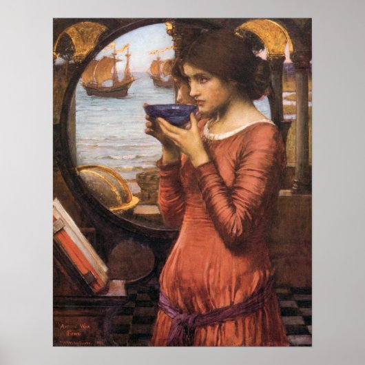 Poster Destiny - John William Waterhouse (Devant)