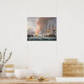 Poster Destruction de la flotte danoise avant Copenhague, (Cuisine)