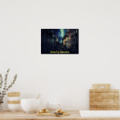 Poster Destruction de la ville par tempête (Cuisine)