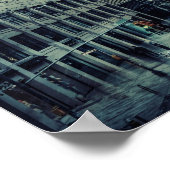 Poster Destruction de la ville par tempête (Coin)