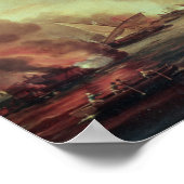 Poster Destruction des batteries flottantes à (Coin)