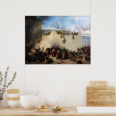 Poster Destruction du temple juif à Jérusalem (Cuisine)