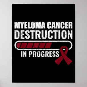 Poster Destruction en cours Cancer de myélome multiple