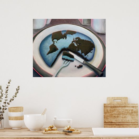 Poster Destruction mondiale (Cuisine)