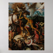 Poster Détail : Chute des anges rebelles par Pieter Brueg (Devant)
