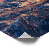 Poster Détail de bois pétrifié, Arizona (Coin)