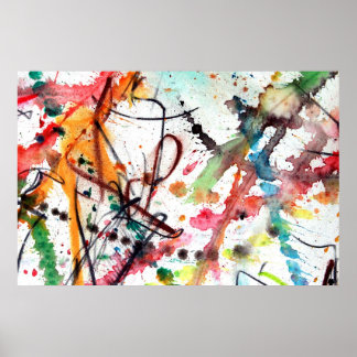 Poster Détail de la danse chromatique 1