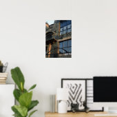 Poster Détail de la ferronnerie du North Fa � ade (Bureau à domicile)