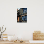 Poster Détail de la ferronnerie du North Fa � ade (Cuisine)