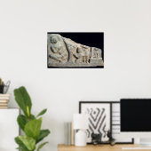 Poster Détail de la frise de secours représentant un sièg (Bureau à domicile)