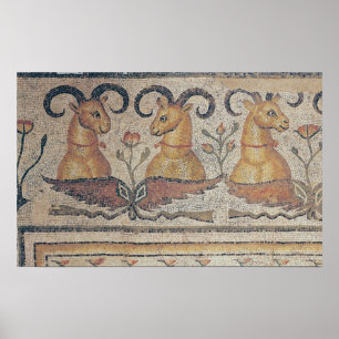 Poster Détail de la frontière d'un trottoir