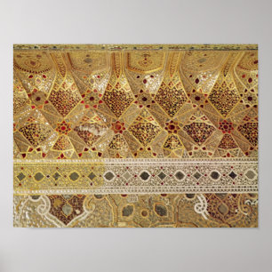 Poster Détail de la galerie des miroirs