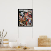 Poster Détail de la Procession du Mage Melchior (Cuisine)