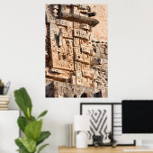 Poster Détail De La Pyramide Magicienne, Yucatan, Mexique (Bureau à domicile)