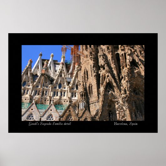 Poster Détail de la Sagrada Familia (Devant)