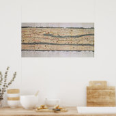 Poster Détail de la table Peutinger (Cuisine)