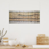 Poster Détail de la table Peutinger (Cuisine)