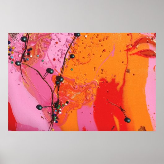 Poster "Détail de l'arbre du bleuet" (Devant)