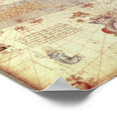 Poster Détail de l'Asie du Catalan (Coin)