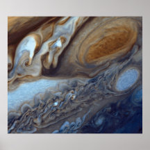 Détail de l'atmosphère de Jupiter Great Red Spot