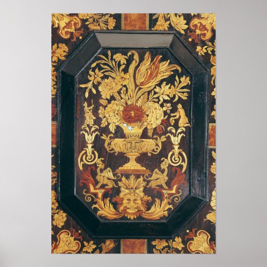 Poster Détail de marqueterie du buffet (Devant)