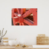 Poster Détail de roue de chariot (Cuisine)