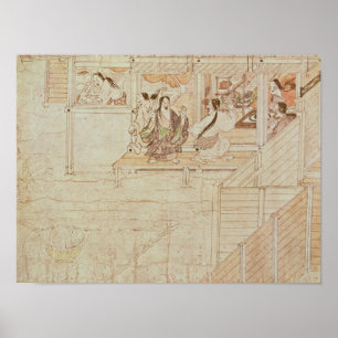 Poster Détail de Shigisan Engi Emaki, période Kamakura