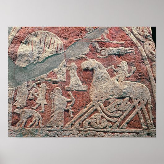 Poster Détail des chiffres illustrant une saga (Devant)